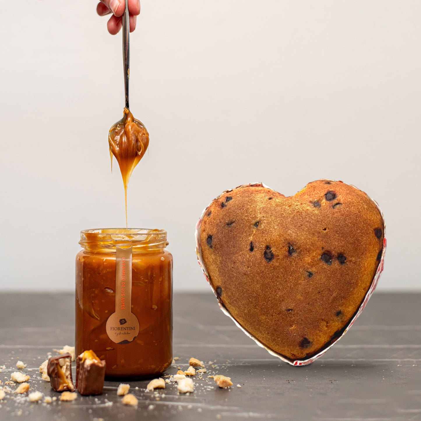 il Corazone & Fiorello Cream (Panettone y Crema de Caramelo Sin Gluten)